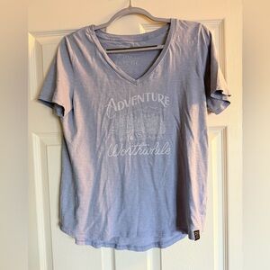 Light Purple Graphic T-Shirt